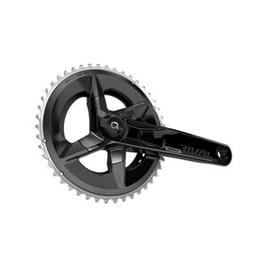 SRAM kľuky s prevodníkom  - RIVAL D1 QUARQ ROAD POWER METER DUB 160 48-35 - čierna