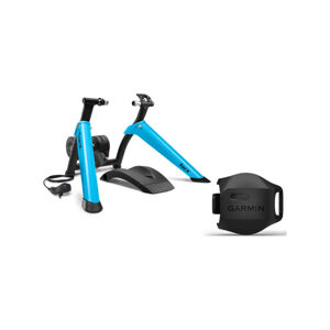 TACX cyklotrenažér - BOOST TRAINER BUNDLE - čierna/svetlo modrá