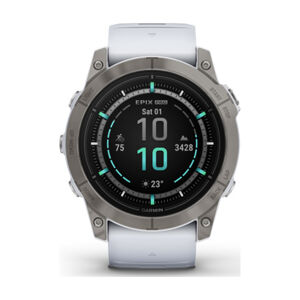 GARMIN smart hodinky - EPIX PRO G2 51MM - strieborná/biela