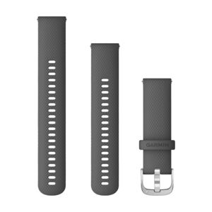 GARMIN remienok - QUICK RELEASE 22 MM - šedá/strieborná