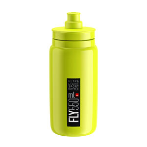 ELITE Cyklistická fľaša na vodu - FLY 550 ml - čierna/žltá