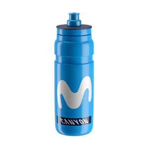 ELITE Cyklistická fľaša na vodu - MOVISTAR 2020 750 ml - svetlo modrá