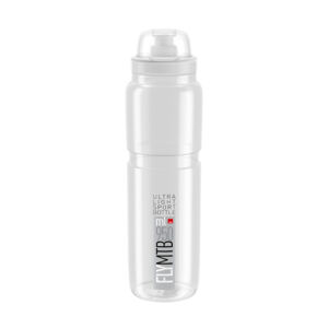 ELITE Cyklistická fľaša na vodu - FLY MTB 950 ml - transparentná