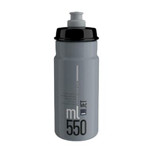 ELITE Cyklistická fľaša na vodu - JET 550 - šedá