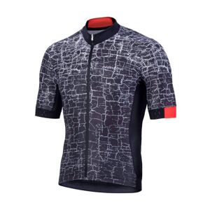 NALINI Cyklistický dres s krátkym rukávom - AIS NARANCO 2.0 - čierna/biela/červená/šedá L