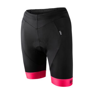 BIANCHI MILANO Cyklistické nohavice krátke bez trakov - AVOLA LADY - ružová/čierna M