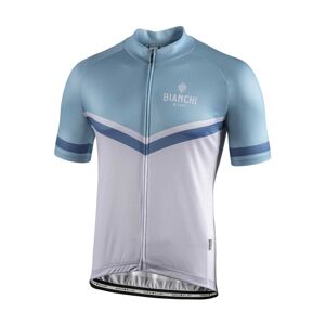 BIANCHI MILANO Cyklistický dres s krátkym rukávom - OLLASTU - svetlo modrá/biela