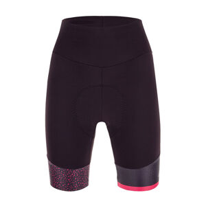 SANTINI Cyklistické nohavice krátke bez trakov - GIADA HIP LADY - bordová XL