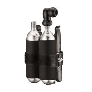 LEZYNE CO2 pumpa/bombička - TWIN KIT CO2 - strieborná/čierna