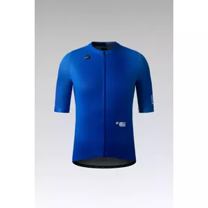 GOBIK Cyklistický dres s krátkym rukávom - STARK - modrá XL