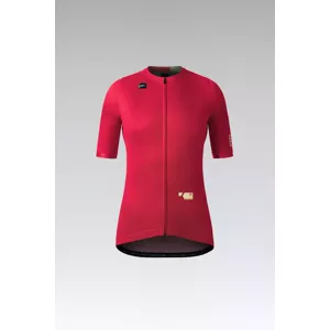 GOBIK Cyklistický dres s krátkym rukávom - STARK W - červená/ružová XL