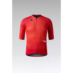 GOBIK Cyklistický dres s krátkym rukávom - CARRERA 2.0 - červená L
