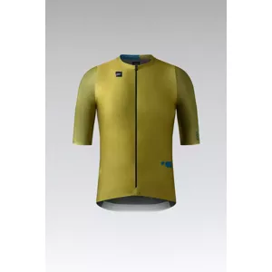 GOBIK Cyklistický dres s krátkym rukávom - ATTITUDE 2.0 - zelená M