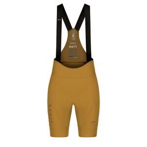 GOBIK Cyklistické nohavice krátke s trakmi - MATT K9 LADY - žltá L