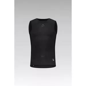 GOBIK Cyklistické tričko bez rukávov - SECOND SKIN - čierna XL