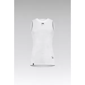 GOBIK Cyklistické tričko bez rukávov - SECOND SKIN W - biela M