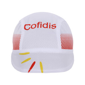BONAVELO Cyklistická bandana - COFIDIS 2020 - červená/biela UNI