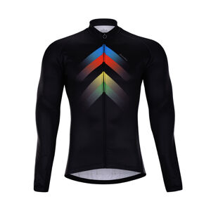 HOLOKOLO Cyklistický dres s dlhým rukávom zimný - HYPER WINTER  - viacfarebná/čierna 2XL