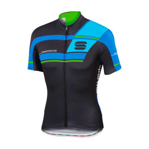 SPORTFUL Cyklistický dres s krátkym rukávom - GRUPPETTO PRO TEAM - čierna/modrá S