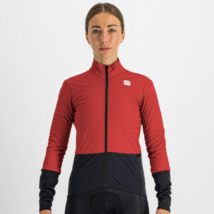 SPORTFUL Cyklistická vetruodolná bunda - TOTAL COMFORT - červená