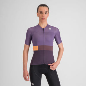 SPORTFUL Cyklistický dres s krátkym rukávom - SNAP - fialová S