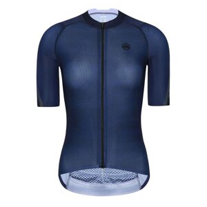 MONTON Cyklistický dres s krátkym rukávom - PRO CARBONFIBER LADY - modrá L