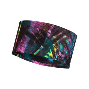 BUFF Cyklistická čelenka - COOLNET UV+® WIDE - ružová/žltá/modrá/čierna UNI