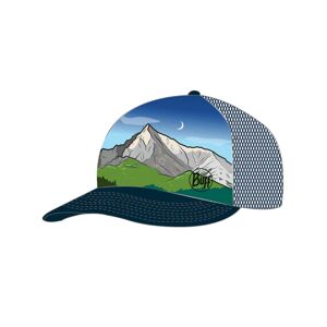 BUFF Cyklistická čiapka - TRUCKER KRIVÁŇ - zelená/modrá/šedá L-XL