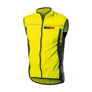 BIOTEX Cyklistická vesta - X-LIGHT - čierna/žltá 3XL