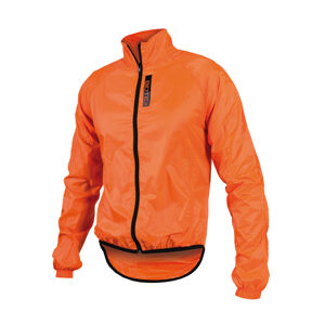 BIOTEX Cyklistická vetruodolná bunda - X-LIGHT - oranžová 3XL