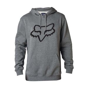 FOX Cyklistická mikina - LEGACY FOX HEAD - šedá XL