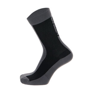 SANTINI Cyklistické ponožky klasické - CUBO - čierna 40-43