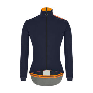 SANTINI Cyklistická zateplená bunda - VEGA MULTI - modrá