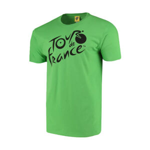 TDF Cyklistické tričko s krátkym rukávom - TDF LEADER - zelená