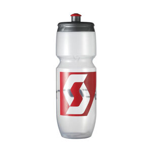SCOTT Cyklistická fľaša na vodu - CORPORATE G3 700 ml - transparentná/červená