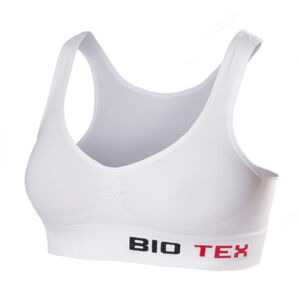 BIOTEX Cyklistická podprsenka - TOP SPORT - biela