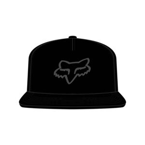 FOX Cyklistická čiapka - INSTILL SNAPBACK 2.0 - šedá/čierna UNI