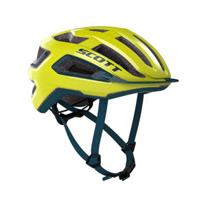 SCOTT Cyklistická prilba - ARX (CE) - žltá/modrá (55–59 cm)