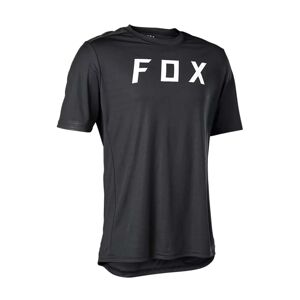 FOX Cyklistický dres s krátkym rukávom - RANGER MOTH - čierna S