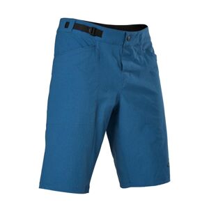 FOX Cyklistické nohavice krátke bez trakov - RANGER LITE - modrá