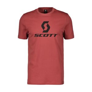 SCOTT Cyklistické tričko s krátkym rukávom - ICON - červená 2XL