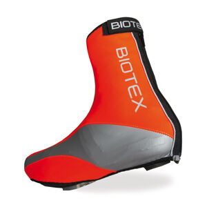 BIOTEX Cyklistické návleky na tretry - RAIN - oranžová/strieborná 45-46