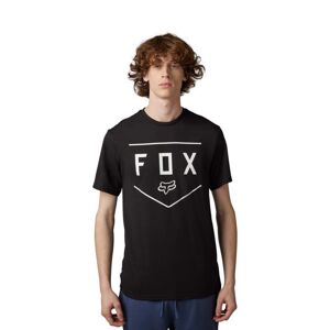 FOX Cyklistické tričko s krátkym rukávom - SHIELD - čierna L