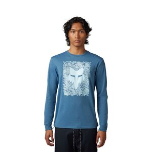 FOX Cyklistické tričko s dlhým rukávom - AUXLRY - modrá L