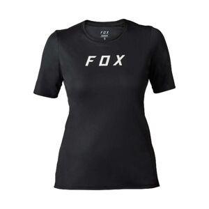 FOX Cyklistický dres s krátkym rukávom - RANGER MOTH LADY - čierna