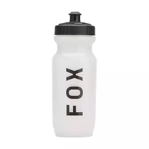 FOX Cyklistická fľaša na vodu - FOX HEAD BASE - transparentná