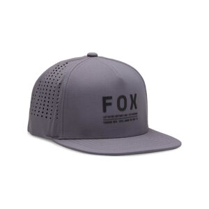 FOX Cyklistická čiapka - NON STOP TECH SNAPBACK - šedá UNI