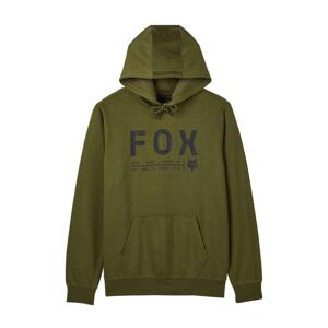 FOX Cyklistická mikina - NON STOP FLEECE PO - zelená M