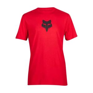 FOX Cyklistické tričko s krátkym rukávom - FOX HEAD PREMIUM - červená M