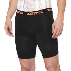 100% SPEEDLAB Cyklistické boxerky - CRUX - čierna XL